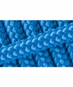 BOUT POLYESTER TRESSÉ 16 FUSEAUX BLEU Ø 8 mm - AU METRE