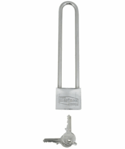 Cadenas inox avec longue anse - Corps L40mm - Anse L150mm